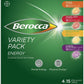 Berocca Energy Variety 60 Effervescent Tablets (4 x 15 Variety Pack) Exclusive Pack