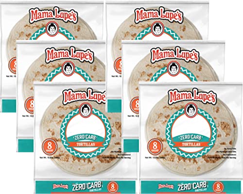 Mama Lupe Zero Carb Tortillas 12oz. - 8ct - Plus Delicious Select Goodness Recipes! 6 Pack